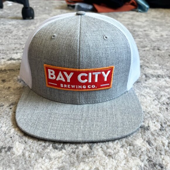 Retro Bay City Brewing Co. Flat Bill Trucker Hat - Picture 2 of 3